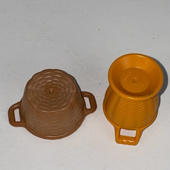 Pretend Play Dollhouse Playset Miniature Baskets - Picture 3 of 5